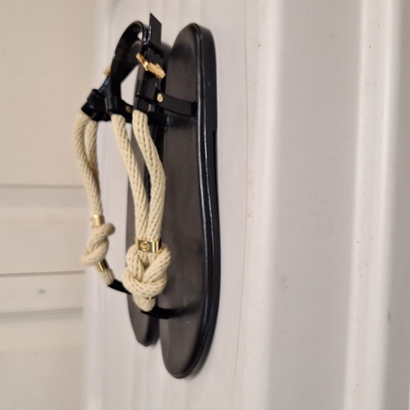 Michael Kors "Holly" jelly sandals - black/rope - 7 - Picture 3 of 10